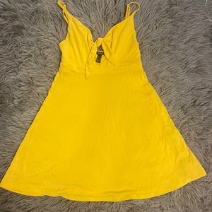 Yellow forever 21 dress
